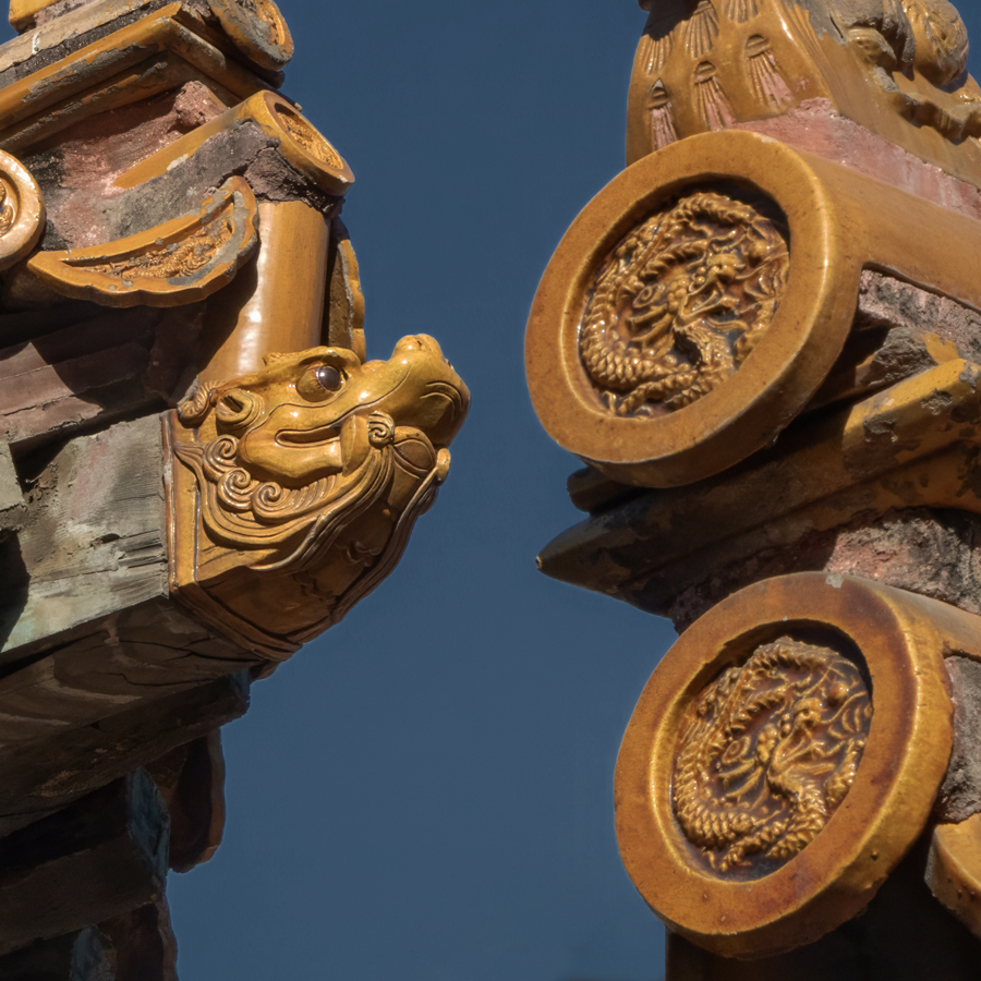 Dragon decorations: Guardians of Forbidden City