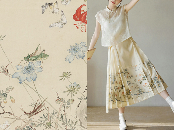 New Chinese Style: Wearing colors of Chinese painting