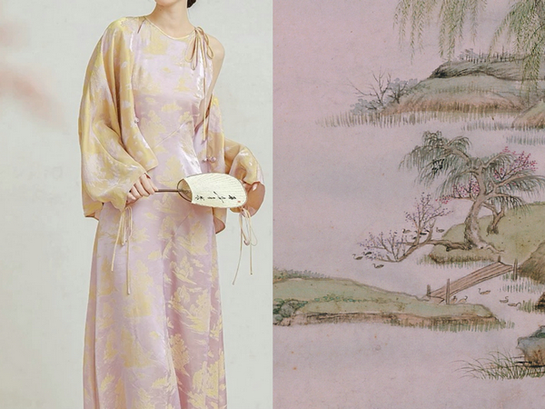 New Chinese Style: Wearing colors of Chinese painting